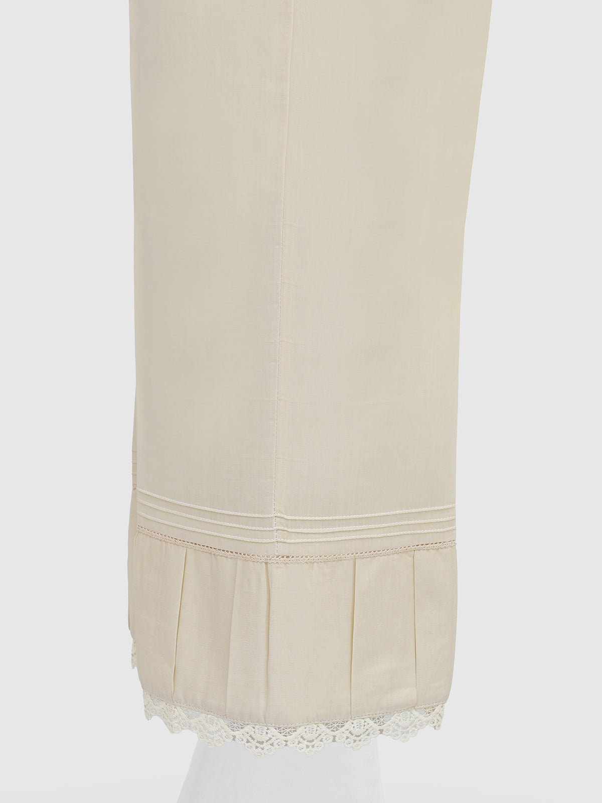 Women Off White Lawn Trouser - OWSP-2203010-1