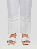 Women White Cambric Trouser - OWSP-2206038
