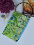 1Pc Printed Pret Dupatta Lawn Green - OWDT-2504019