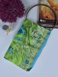 1Pc Printed Pret Dupatta Lawn Green - OWDT-2504019