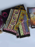 1Pc Printed Pret Dupatta Lawn Multi - OWDT-2504020-9