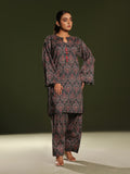 2Pc Printed Unstitched Cambric Green - OC2PT-6276-A