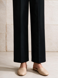 Women Black Cambric Trouser - OWSP-2411027-2