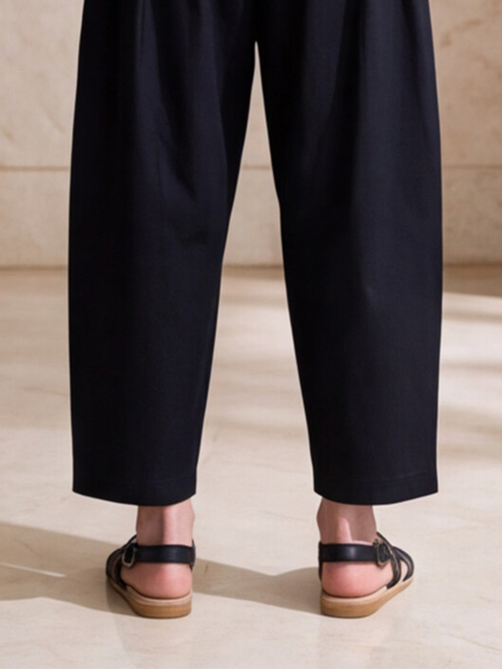 Women Black Cambric Shalwar - OWSL-2301028