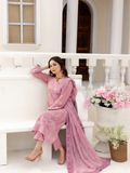 Sobia Mir Soft Pink Luxury Embroidered Suit