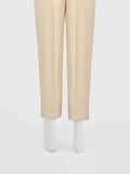 Women Beige Cambric Trouser - OWSP-2301023-1