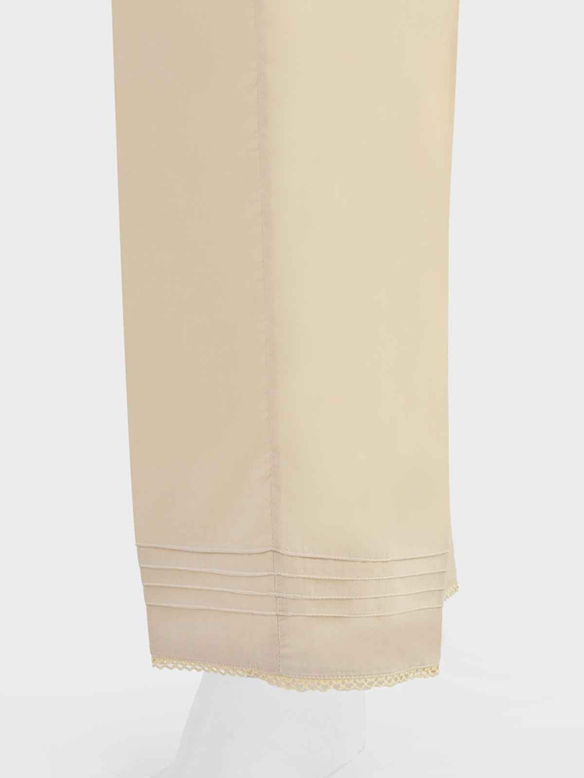Women Beige Cambric Trouser - OWSP-2301023-1