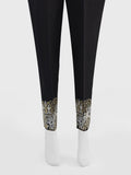Women Black Lawn Embroidered Trouser - OWESP-2203005