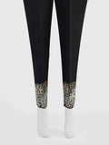 Women Black Lawn Embroidered Trouser - OWESP-2203005