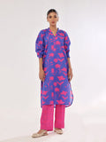 2Pc Printed Pret Shirt Trouser Swiss Lawn Pink - OW2P-2412011