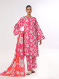 2Pc Printed Pret Shirt & Trouser Swiss Lawn Pink - OW2P-2412032
