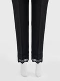 Women Black Lawn Trouser - OWSP-2211029-3