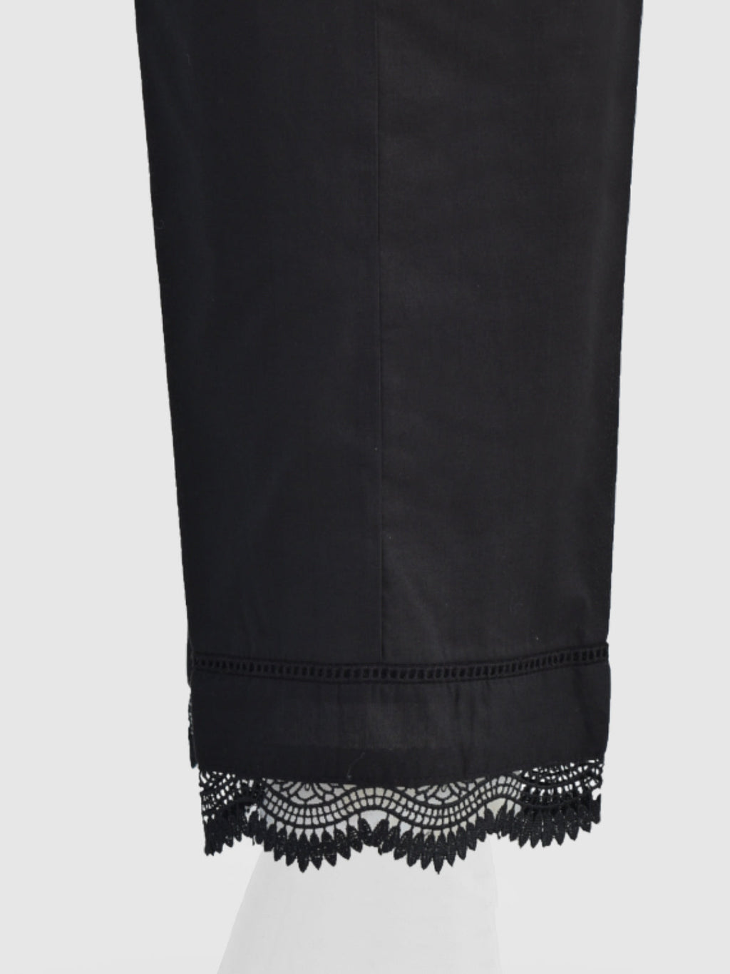 Women Black Lawn Trouser - OWSP-2211029-3