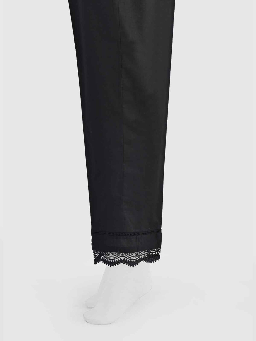 Women Black Lawn Trouser - OWSP-2211029-3