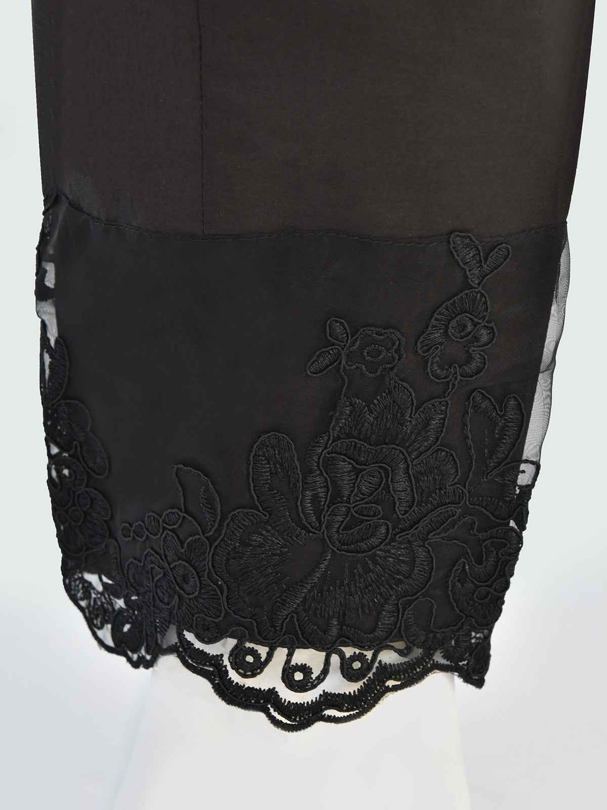Women Black Lawn Trouser - OWESP-2206032
