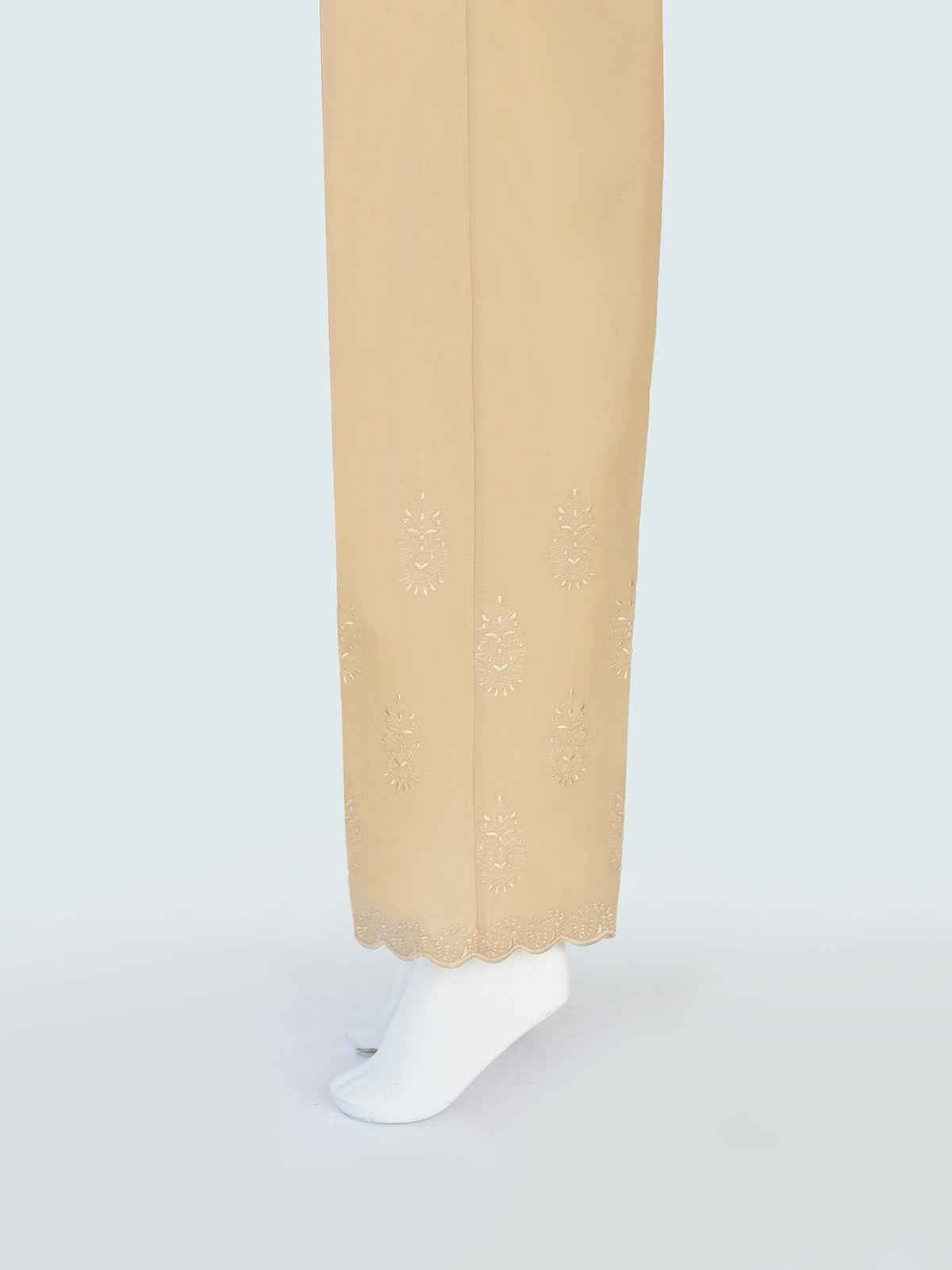 Women Beige Lawn Trouser - OWESP-2206033-1