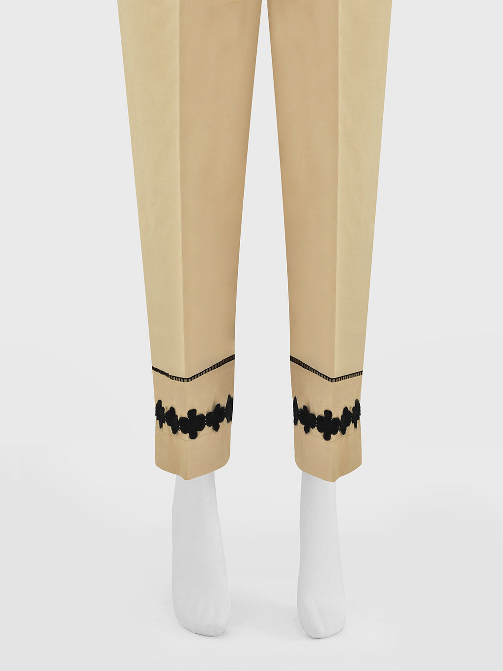 Women Beige Lawn Trouser - OWSP-2109014