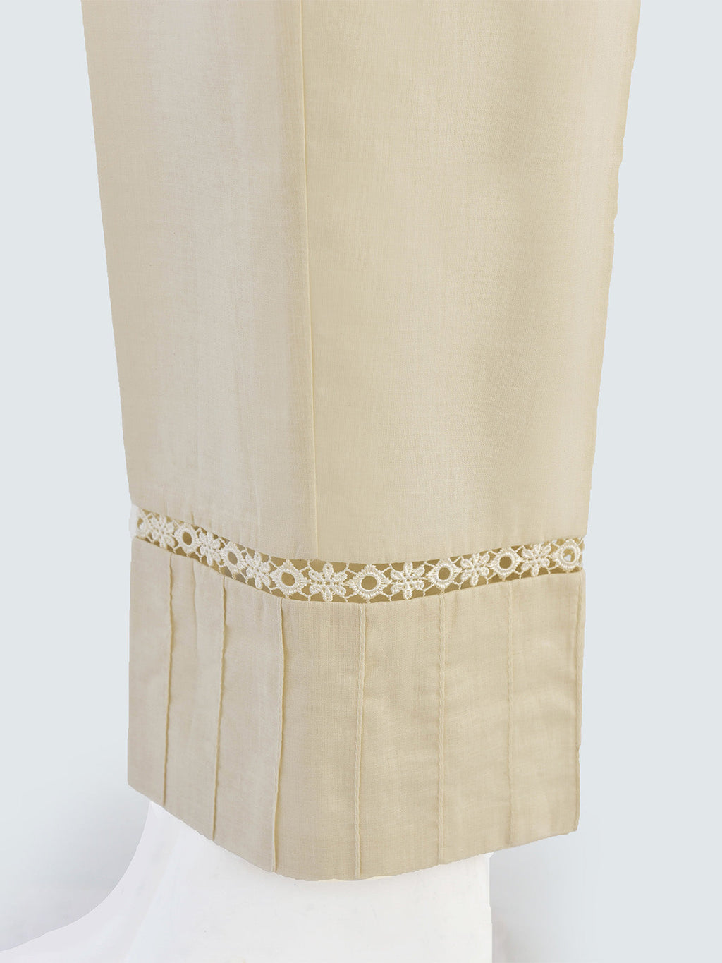 Women Off White Lawn Trouser - OWSP-2310040-1