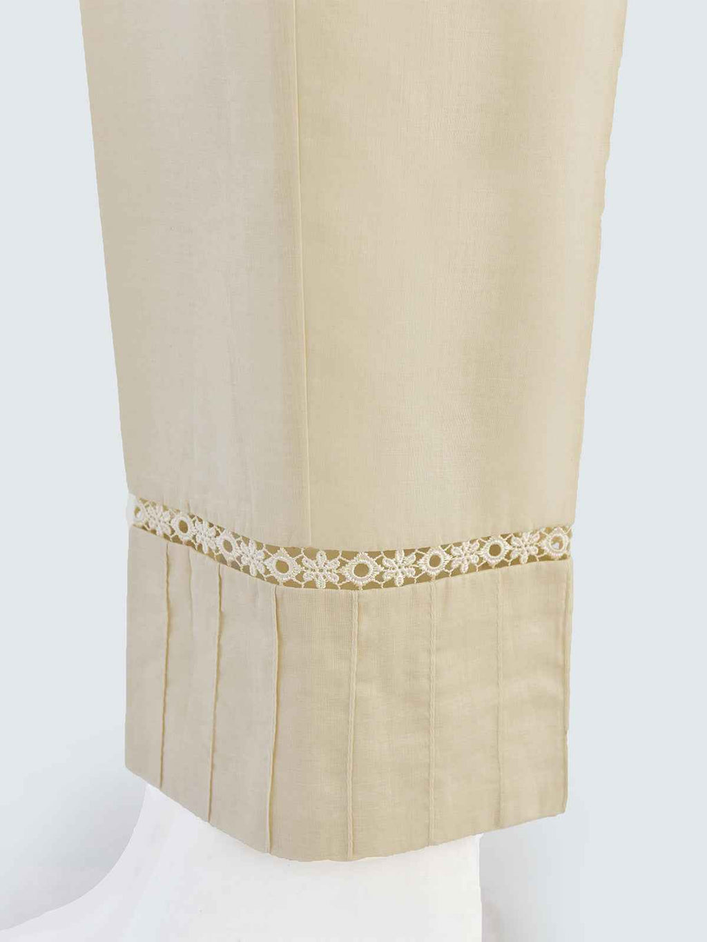 Women Off White Lawn Trouser - OWSP-2310040-1