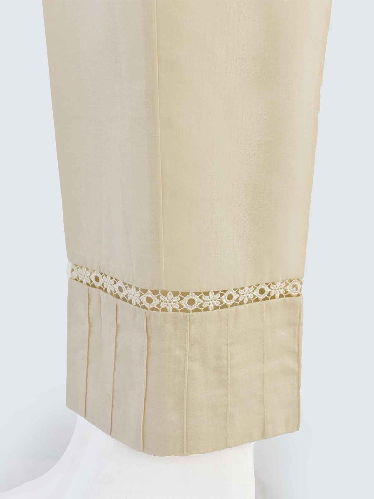 Women Off White Lawn Trouser - OWSP-2310040-1