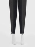 Women Black Lawn Trouser - OWSP-2310040