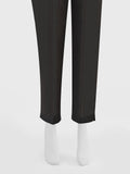 Women Black Lawn Trouser - OWSP-2406032-2
