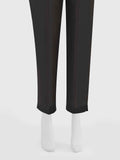 Women Black Lawn Trouser - OWSP-2406032-2