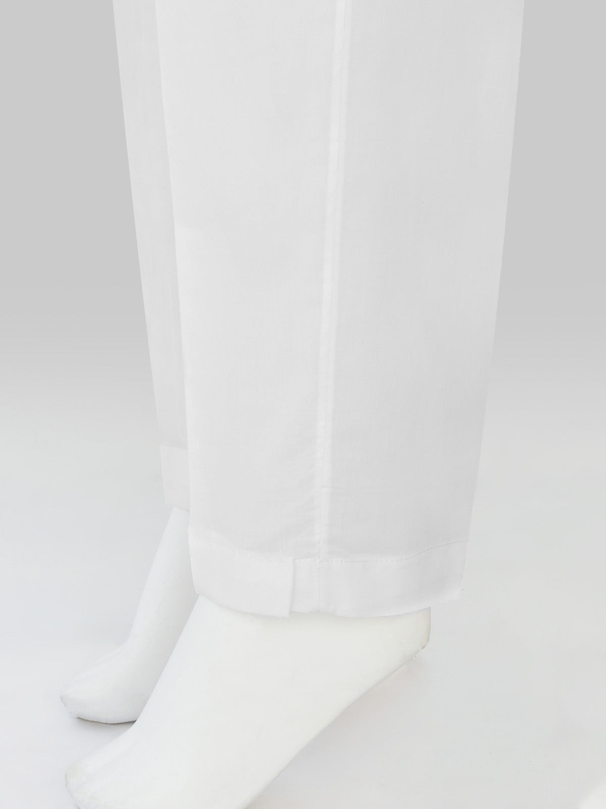 Women White Cambric Trouser - OWSP-1907307
