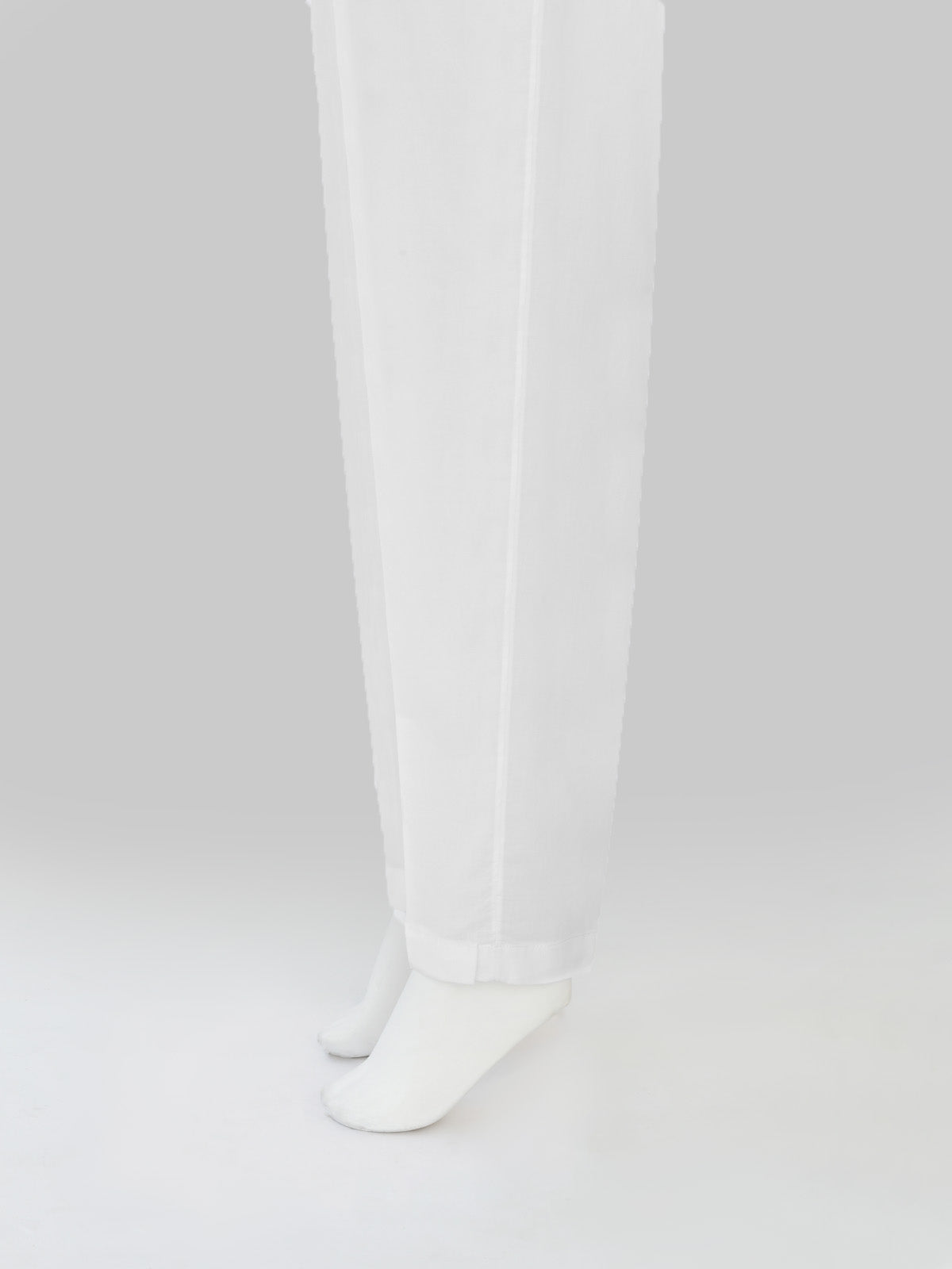 Women White Cambric Trouser - OWSP-1907307
