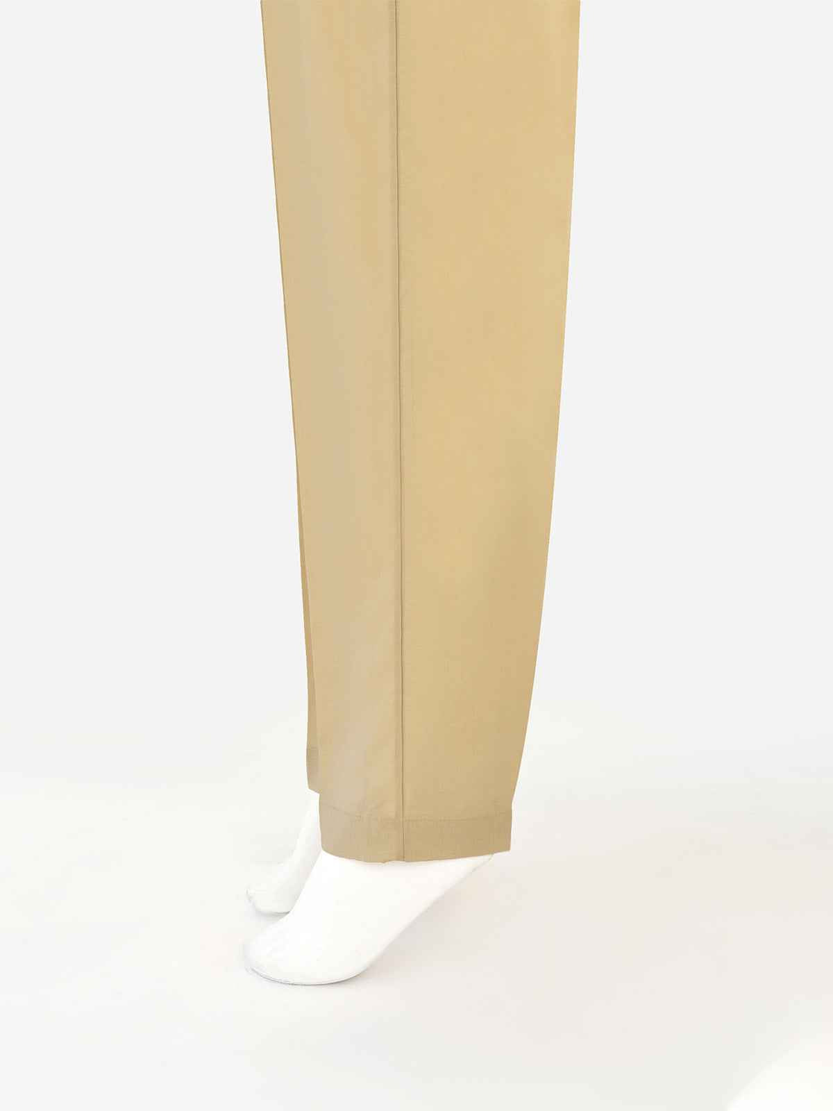 Women Beige Lawn Trouser - OWSP-2406032-1