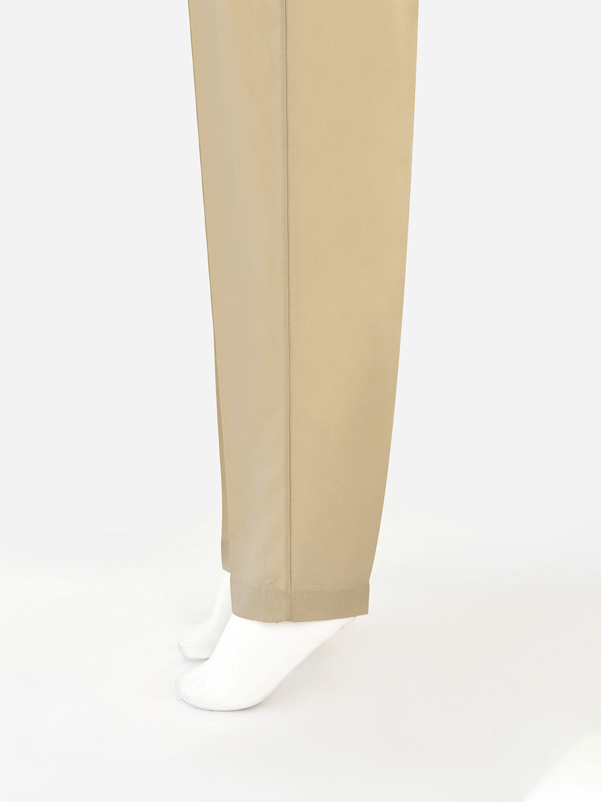 Women Beige Cambric Trouser - OWSP-1907307