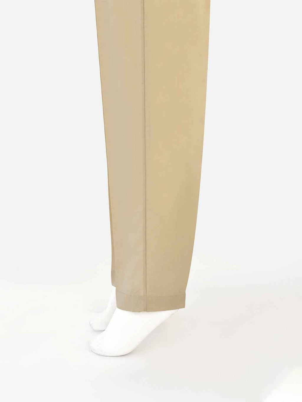 Women Beige Cambric Trouser - OWSP-1907307