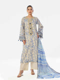 3PCs Embroidered Pret & Unstitched Suit Masoori Lawn Blue