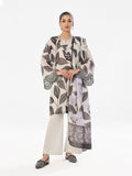 3Pc Embroidered Pret Suit Masoori Lawn Black & Grey - OWE3P-2412048