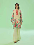 1PC Printed Pret & Unstitched Lawn Beige