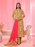 3PCs Printed Pret Suit Lawn Green - OW3P-2504007